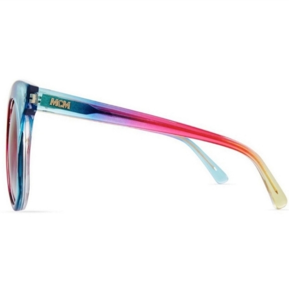 MCM Punk Rainbow Cat-Eye Sunglasses RARE - Picture 10 of 14